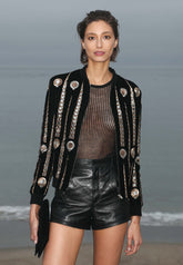 Women Genuine Leather Shorts WS 36 SkinOutfit